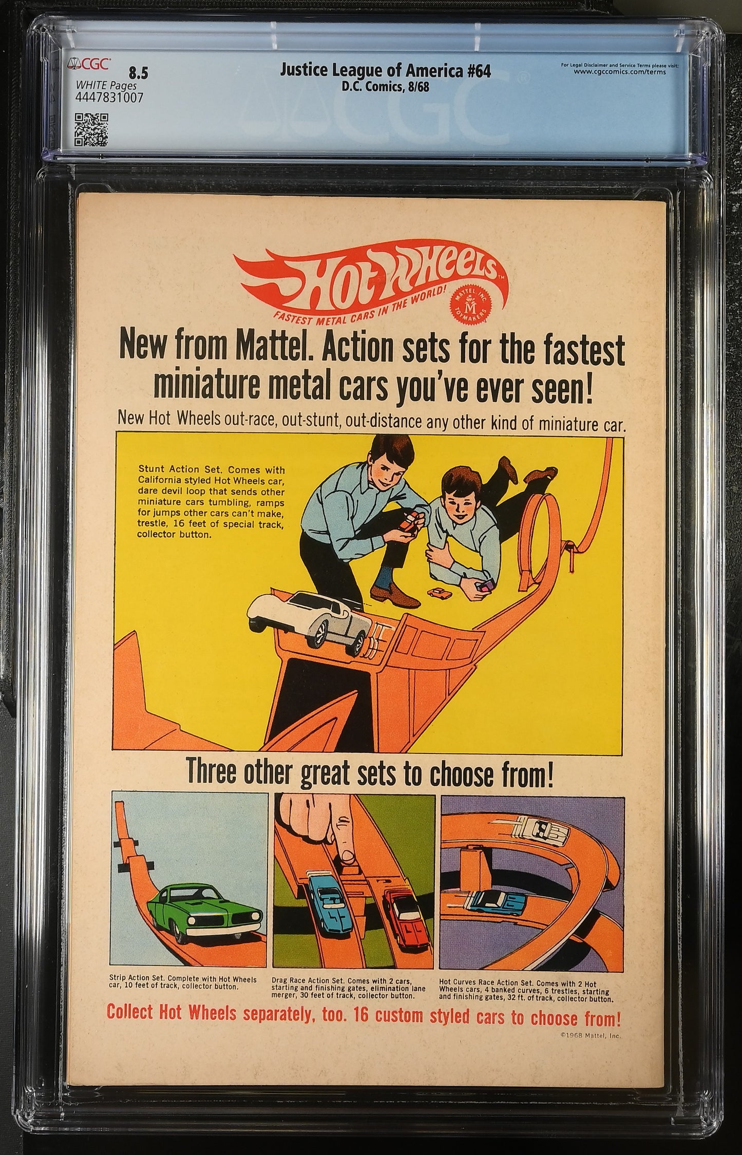 Justice League of America #64 (1968) - CGC 8.5 WP