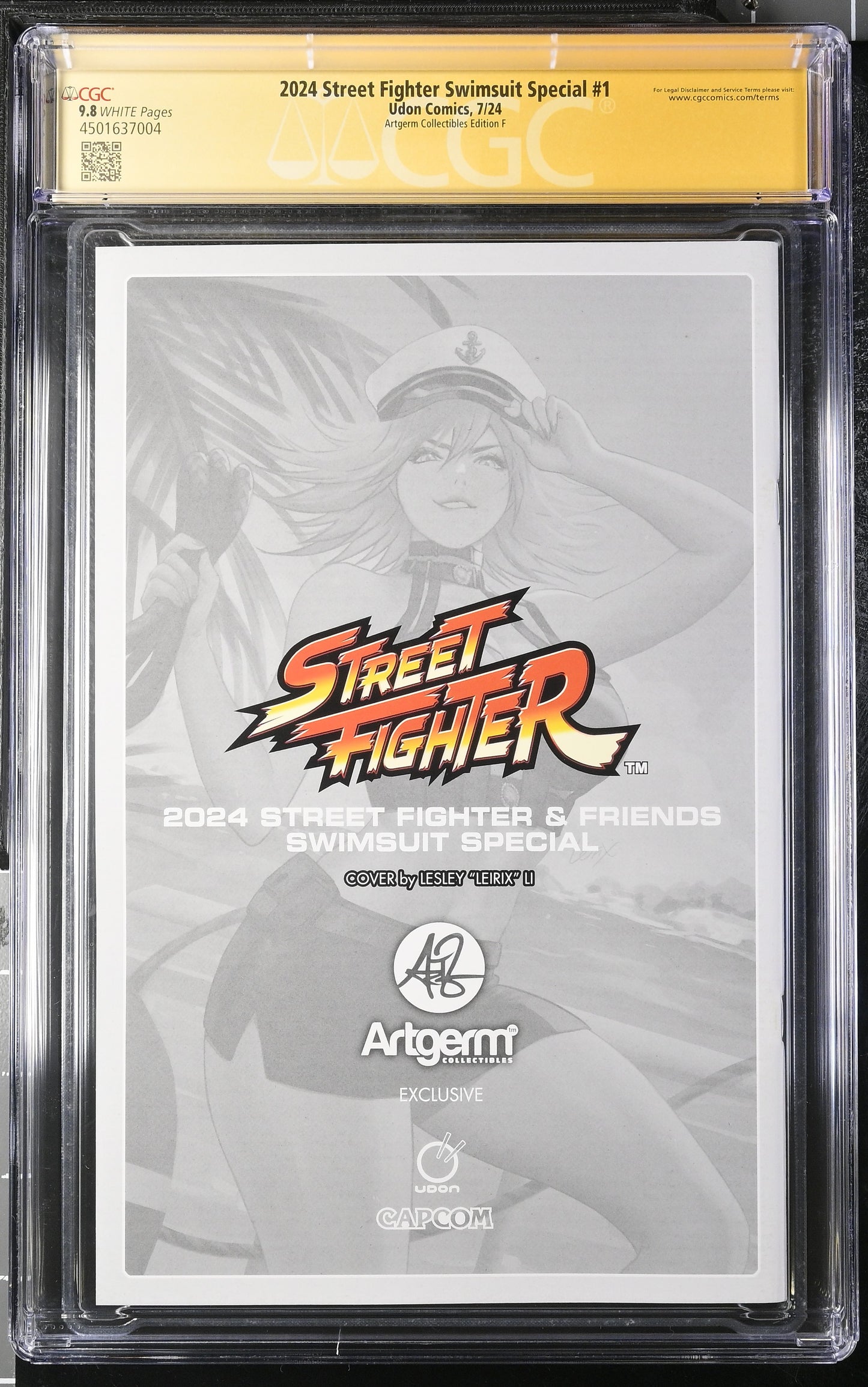 2024 Street Fighter Swimsuit Special - CGC SS 9.8 - Signed by Leirix Li
