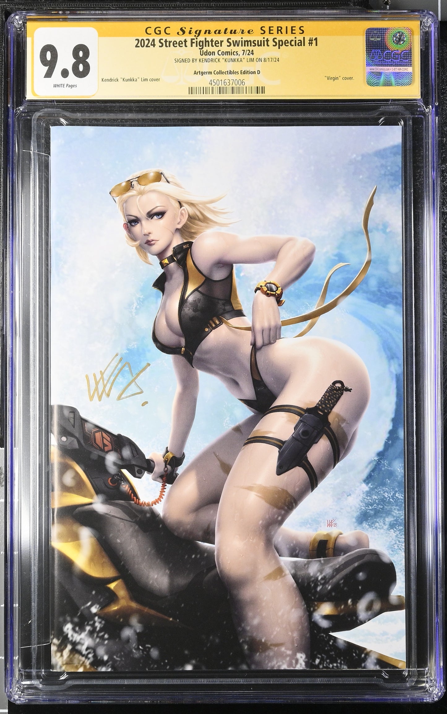 2024 Street Fighter Swimsuit Special - CGC SS 9.8 - Signed by Kendrick Lim