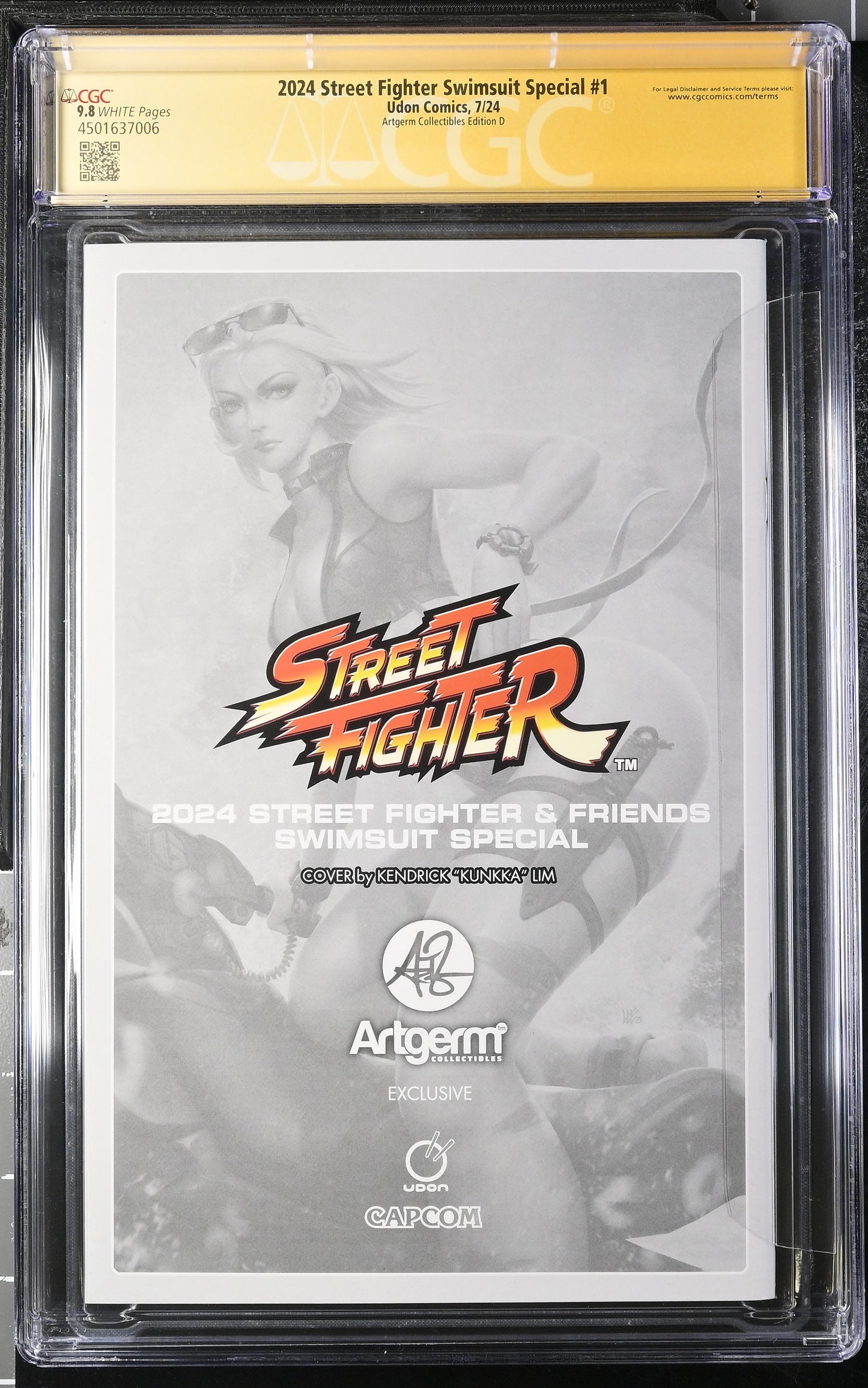 2024 Street Fighter Swimsuit Special - CGC SS 9.8 - Signed by Kendrick Lim