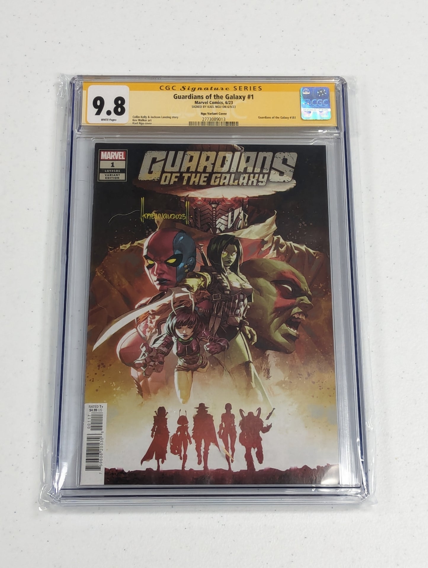 Guardians of the Galaxy #1 (2023) = CGC SS 9.8 - signed by Kael Ngu