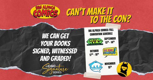 Big Alpaca's Fall 2025 Convention Schedule