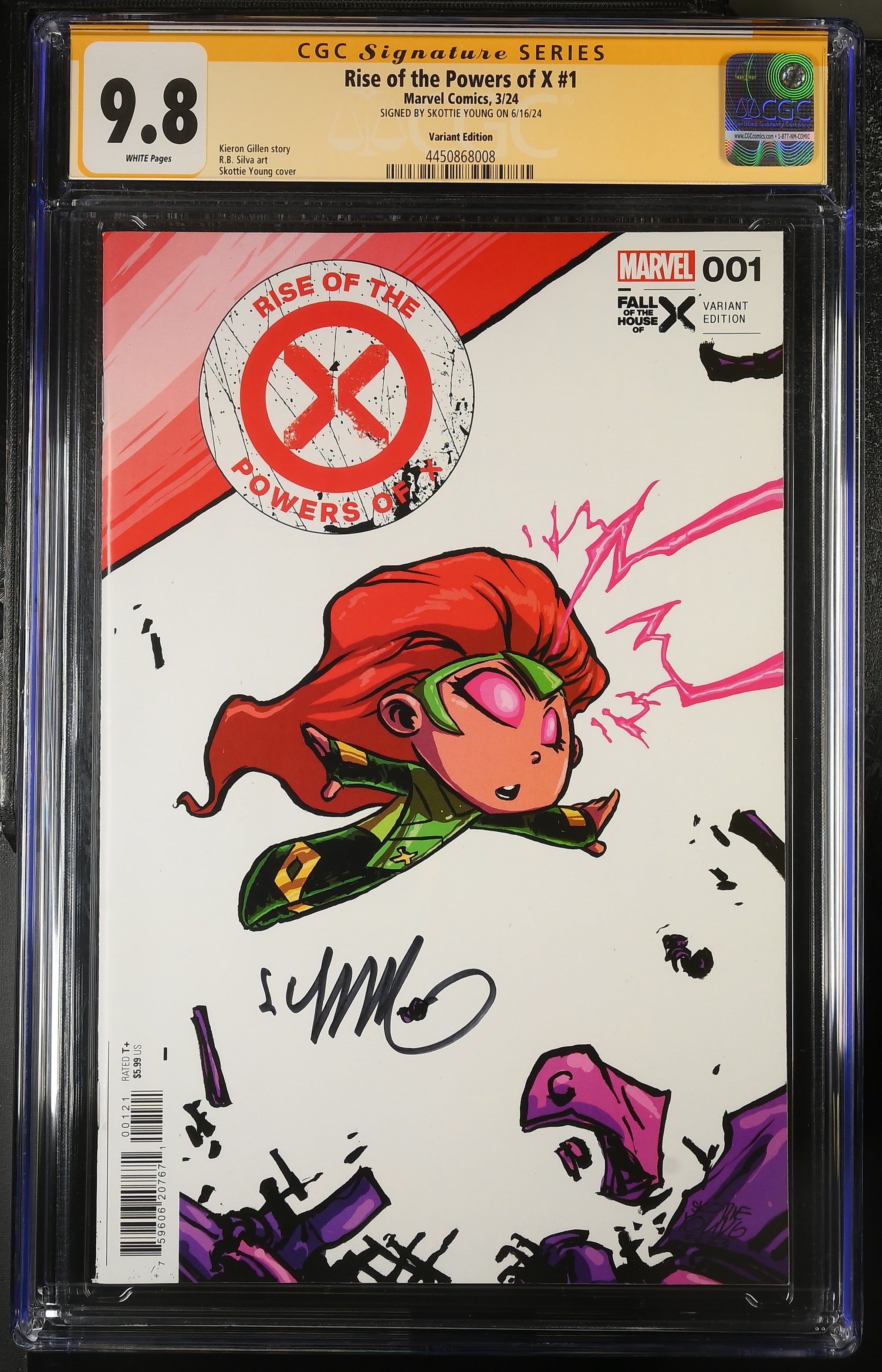 Red shops Wolf #1 (Young Variant) [AUTOGRAPHED signed by Skottie Young]