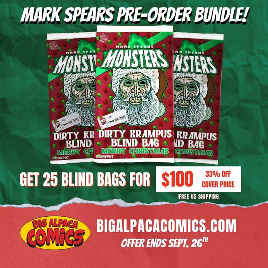 MARK SPEARS MONSTERS #8 Dirty Krampus Blind Bag Bundle