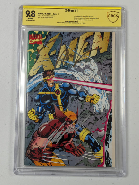 X-Men #1 Collectors Edition (1991) - CBCS - signed by Jim Lee and Chris Claremont