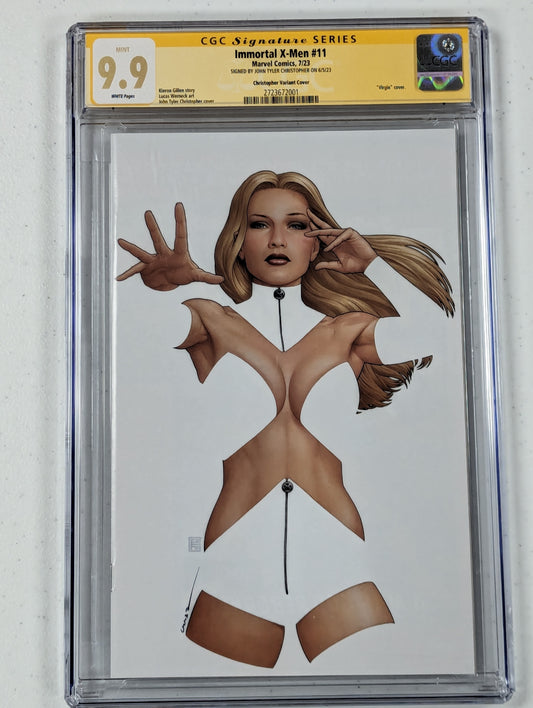 Immortal X-men #11 Chrostopher Variant (2023) - CGC SS 9.9 - signed by John Tyler Christopher