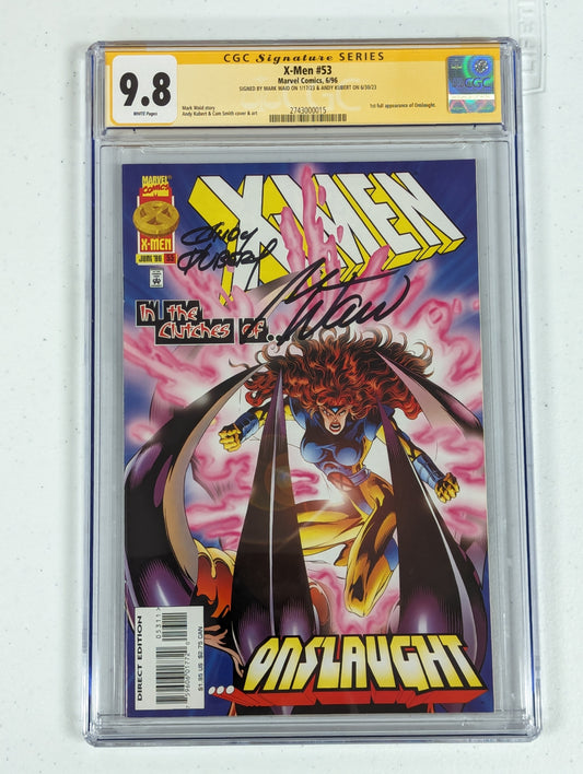 X-Men #53 (1996) - CGC SS 9.8 - signed by Mark Waid and Andy Kubert