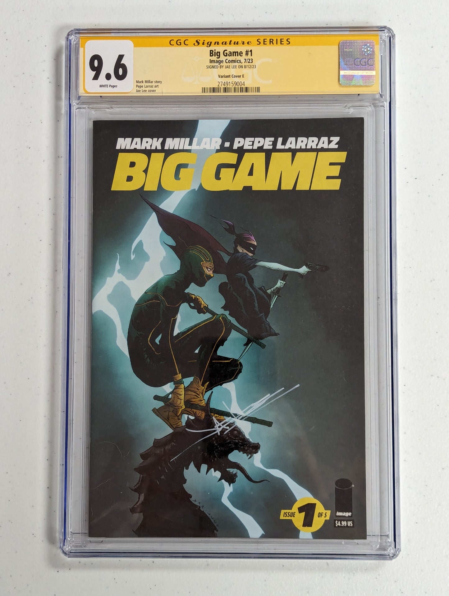 Big Game #1 Jae Lee variant - CGC SS 9.8 - signed by Jae Lee