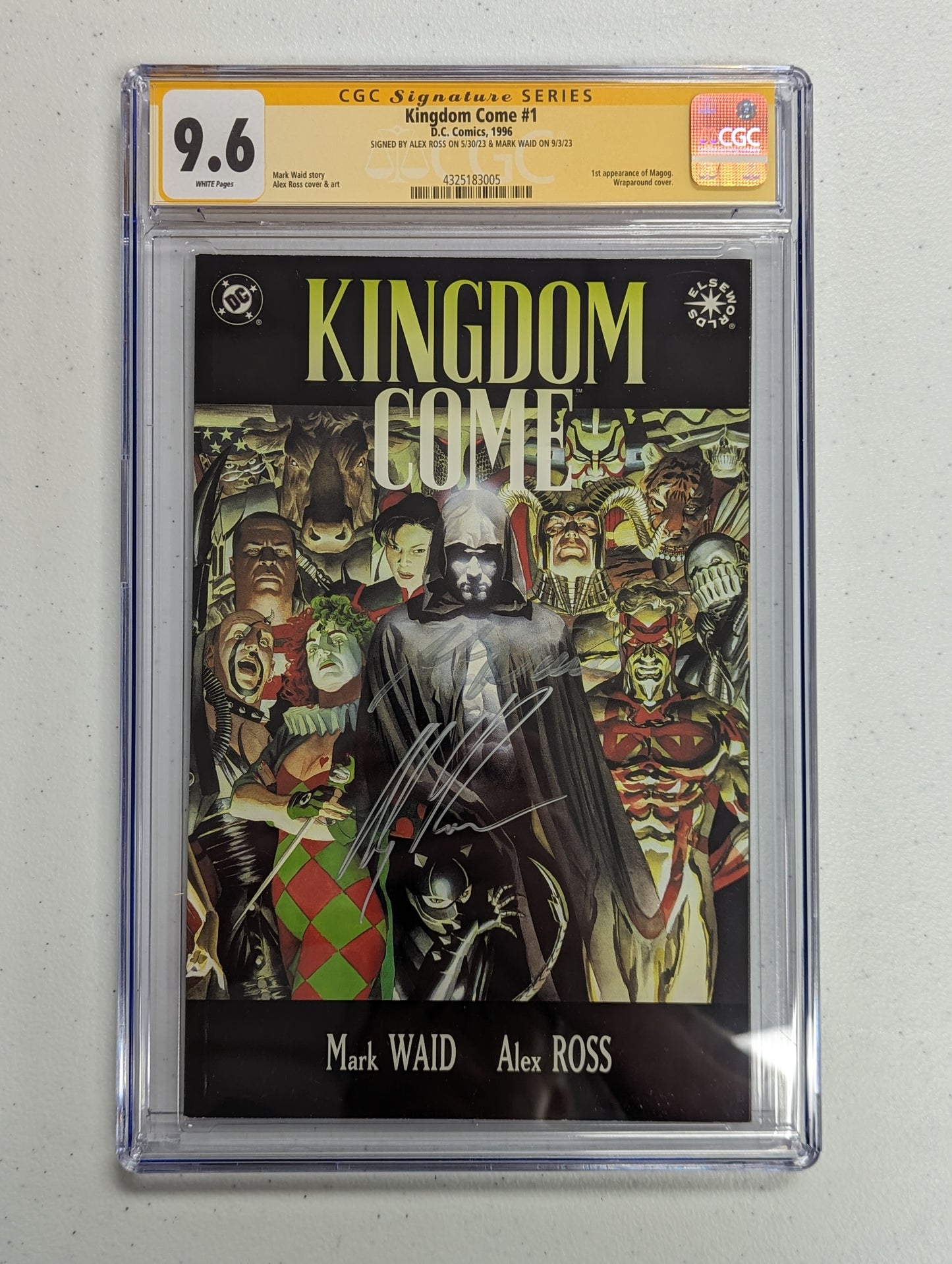 Kingdom Come #1-4 Complete Set (1996) - CGC SS 9.6-9.8 - Signed by Alex Ross and Mark Waid