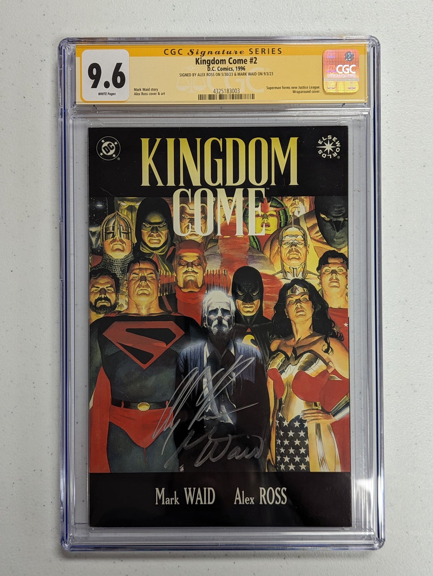 Kingdom Come #1-4 Complete Set (1996) - CGC SS 9.6-9.8 - Signed by Alex Ross and Mark Waid