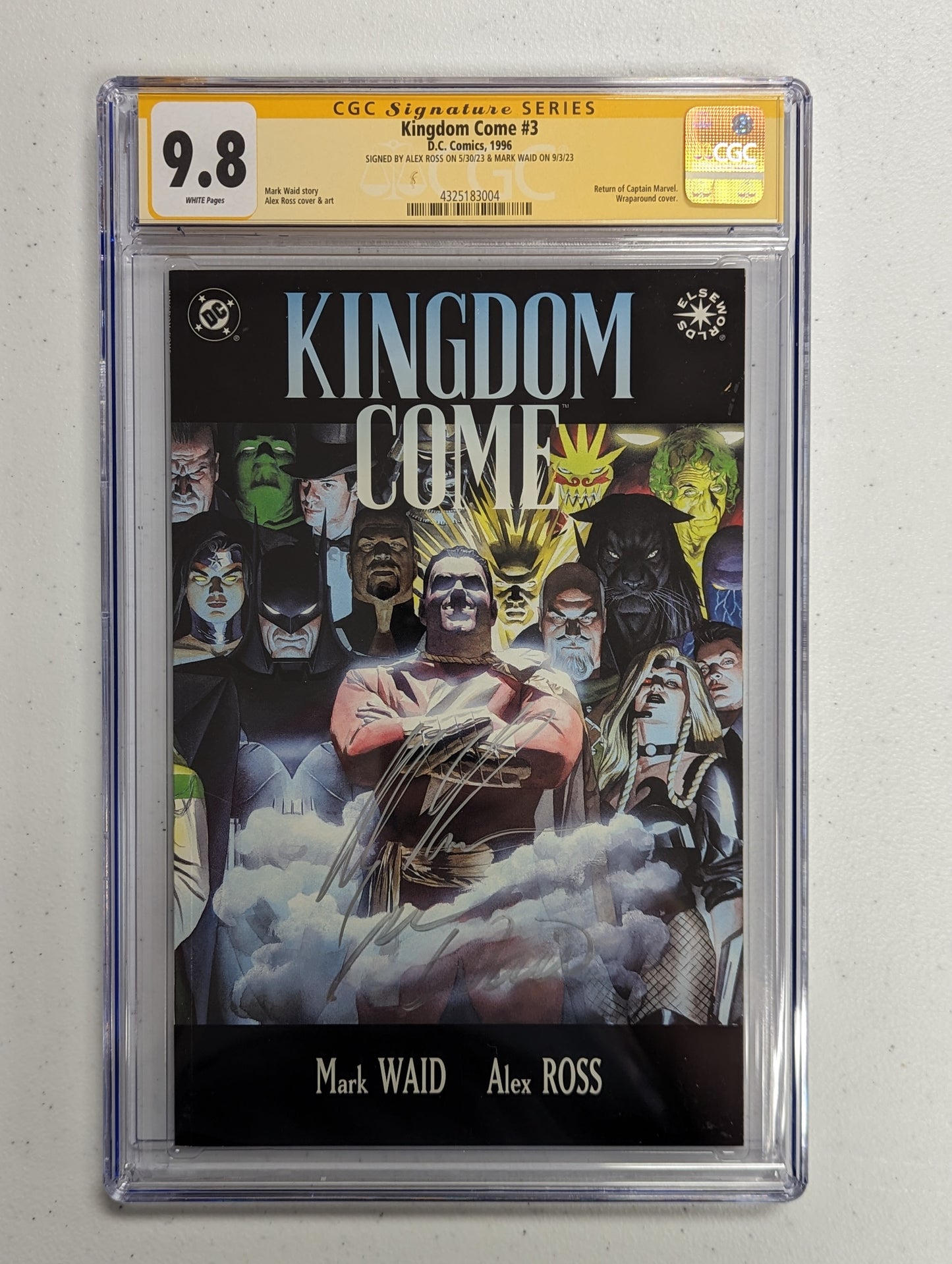 Kingdom Come #1-4 Complete Set (1996) - CGC SS 9.6-9.8 - Signed by Alex Ross and Mark Waid