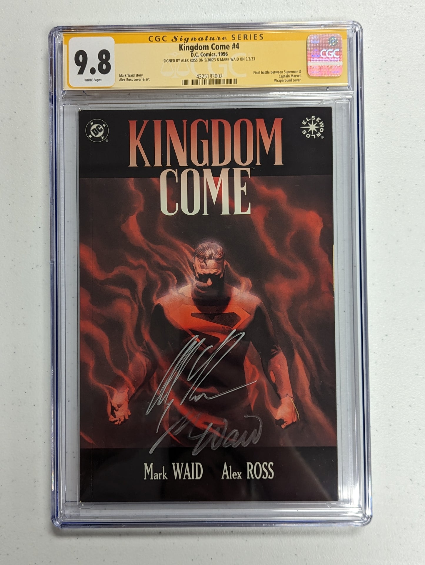 Kingdom Come #1-4 Complete Set (1996) - CGC SS 9.6-9.8 - Signed by Alex Ross and Mark Waid