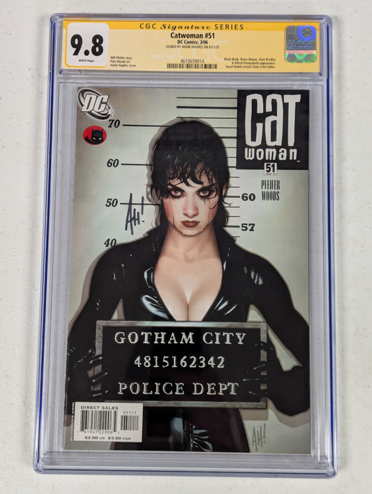 Catwoman #51 (2006) - CGC SS 9.8 - Signed by Adam Hughes