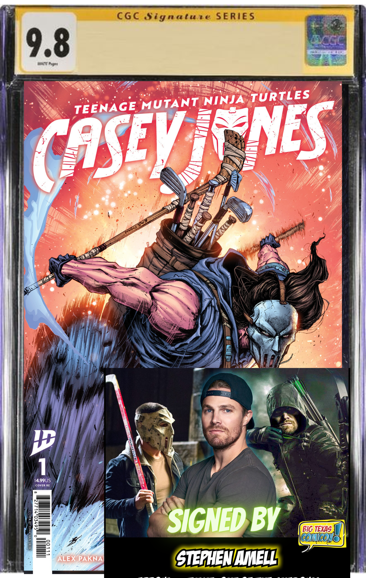 Casey Jones #1 Big Texas Comicon Exclusive by Jonathan Uribe