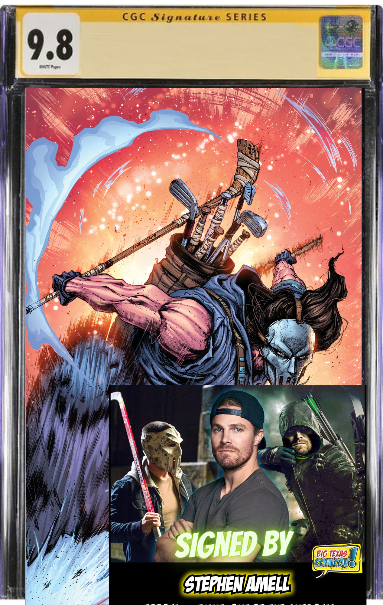 Casey Jones #1 Big Texas Comicon Exclusive by Jonathan Uribe