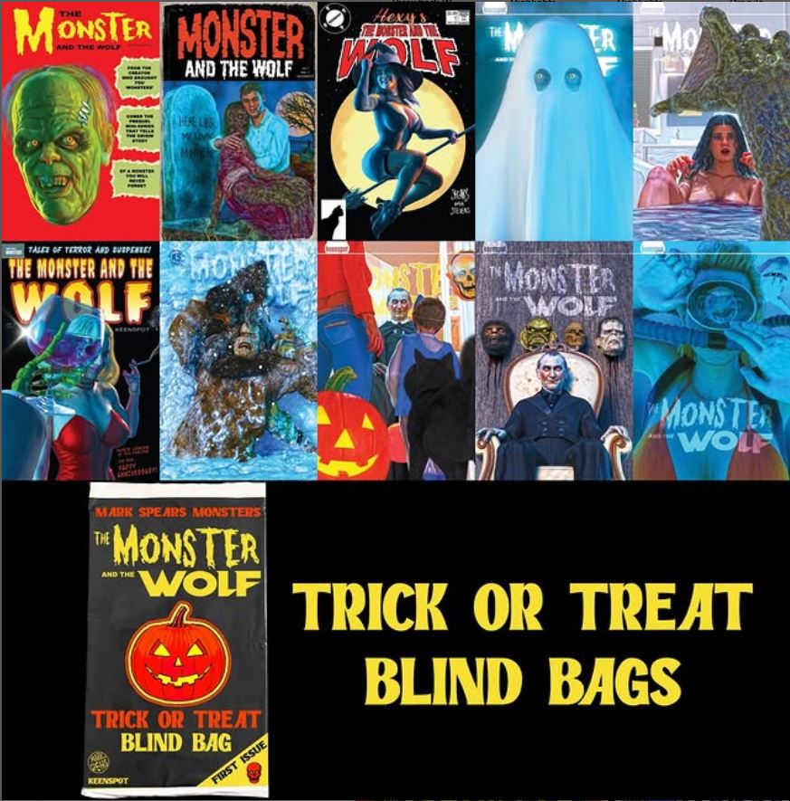 Mark Spears Monsters The Monster and the Wolf #1 Blind Bag LOT OF 25