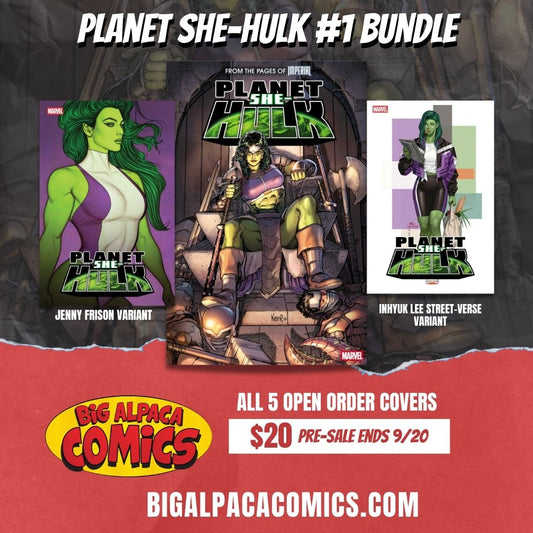 Planet She-Hulk #1 Open Order Cover Bundle