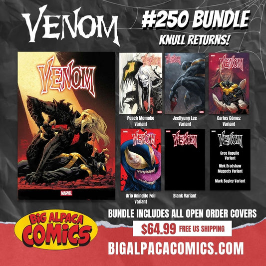 Venom #250 Open Order Cover Bundle FREE SHIPPING